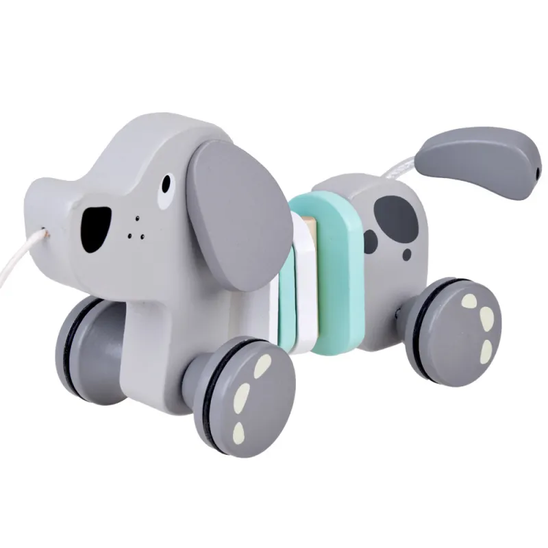 Ťahací drevený psík