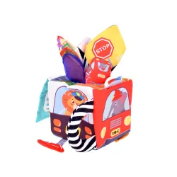 Mäkká senzorická kocka Montessori