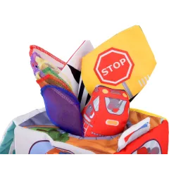 Mäkká senzorická kocka Montessori