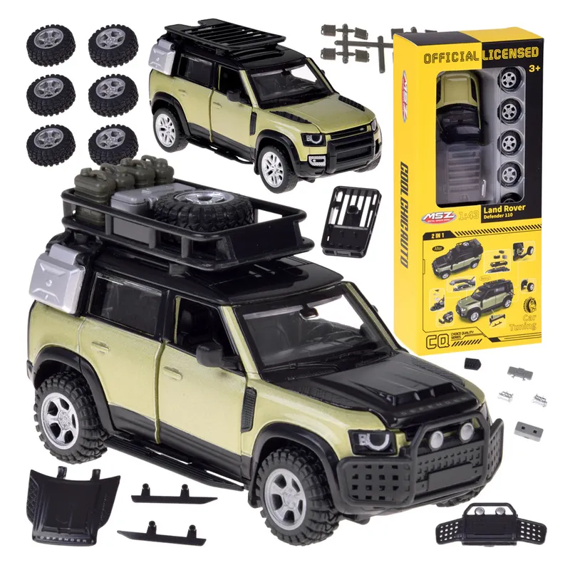 Tuningový set – kovové auto Land Rover Defender 110