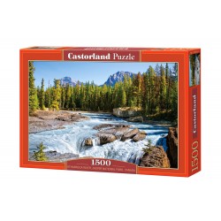 Castorland Puzzle Rieka Athabaska, NP Jasper Kanada, 1500 dielov