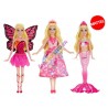 Mattel – Barbie filmové hrdinky - mini, 3 modely