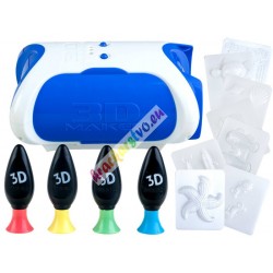 DIY - detská farebná 3D tlačiareň + 4 náplne