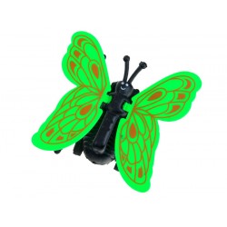 Naťahovací motýľ na kolieskach, 3 farby
