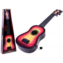 Detská gitara s kovovými strunami a brnkátkom, 2 farby