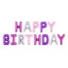 Fóliový balón- Happy Birthday, mix
