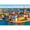 Castorland Puzzle Stockholm staré mesto Švédsko, 500 dielov