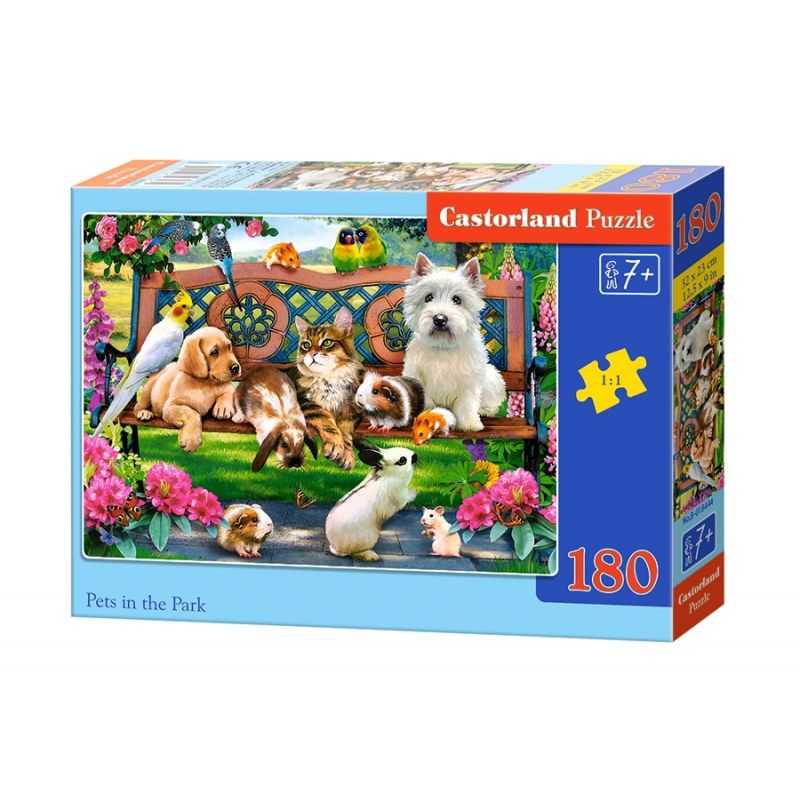 Castorland Puzzle Zvieratka v parku, 180 dielikov