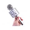 Bezdrôtový karaoke mikrofón, biela