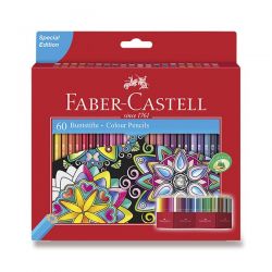 Farebné pastelky Faber-Castell, 60 farieb