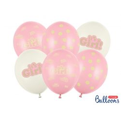 Balón bielo-ružová Mix