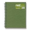 Špirálový linajkový blok Foldermate NEST A5, zelený
