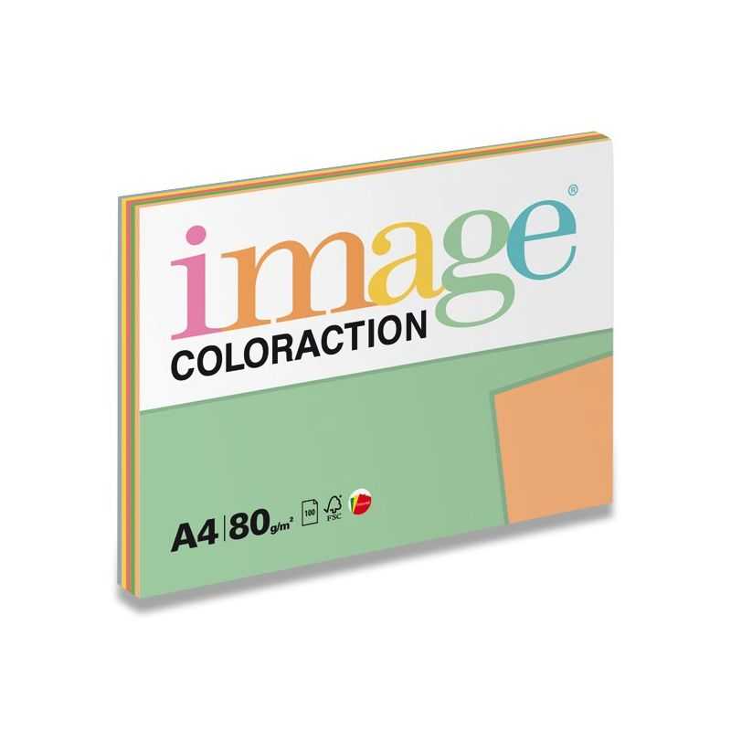 Farebný papier Coloraction A4, sýte farby