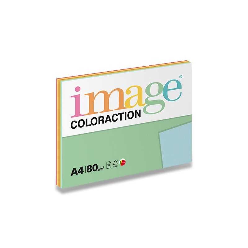 Farebný papier Coloraction A4, reflexné farby