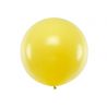 Okrúhly balón 1m, pastel žltý