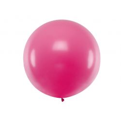 Okrúhly balón 1m, pastel Fuchsia