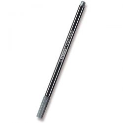Stabilo Pen 68 Metallic, strieborná