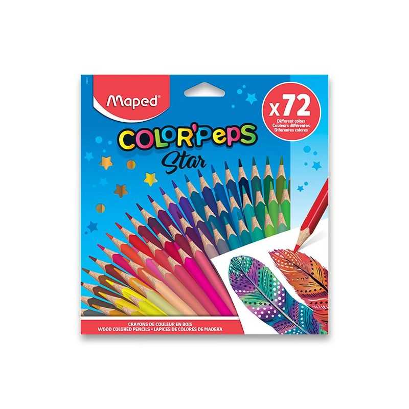 Farebné pastelky Maped Color´Peps, 72 farieb