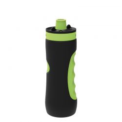 QUOKKA SWEAT: BLACK LIME- Športová plastová fľaša