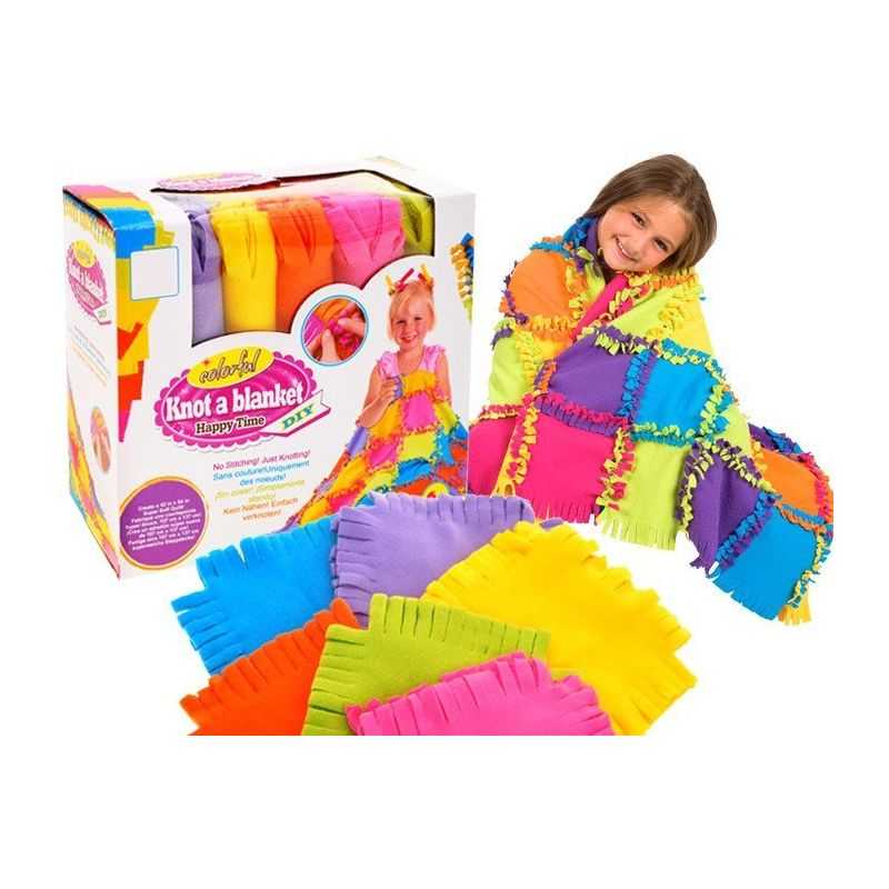 DIY – Urob si: Farebná patchworková deka