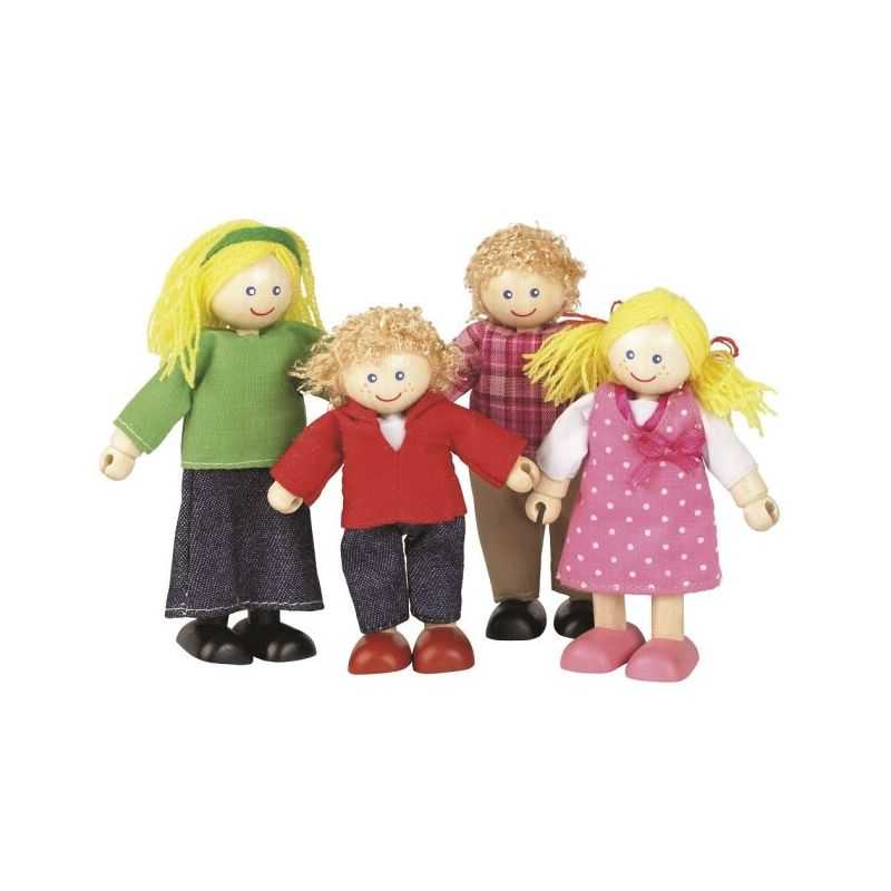 Drevené bábiky - Rodina
