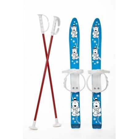 Detské lyže s palicami 70cm