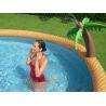 BESTWAY 57416 Samonosný bazén 457x84 cm, 7v1 s palmou