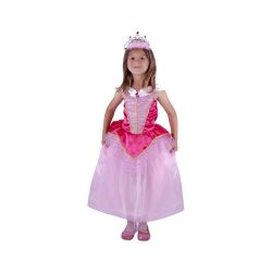 Detský kostým Ružová princezná (S)
