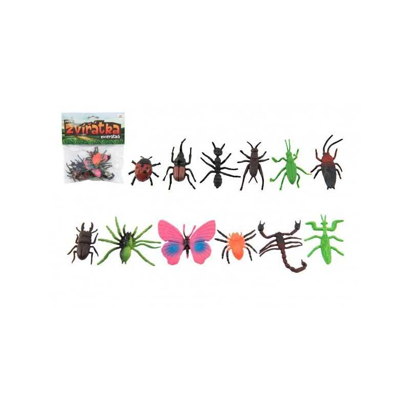 Zvieratká Hmyz mini, 12ks