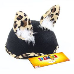 Detský klobúk- Mačka s perím