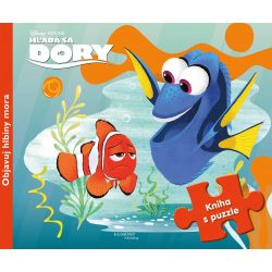 Hľadá sa Dory – Kniha s puzzle