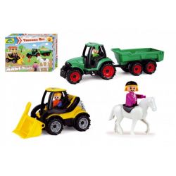 Truckies set farma - traktor a nakladač