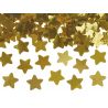 Konfety v tube - hviezdy, zlaté 60cm