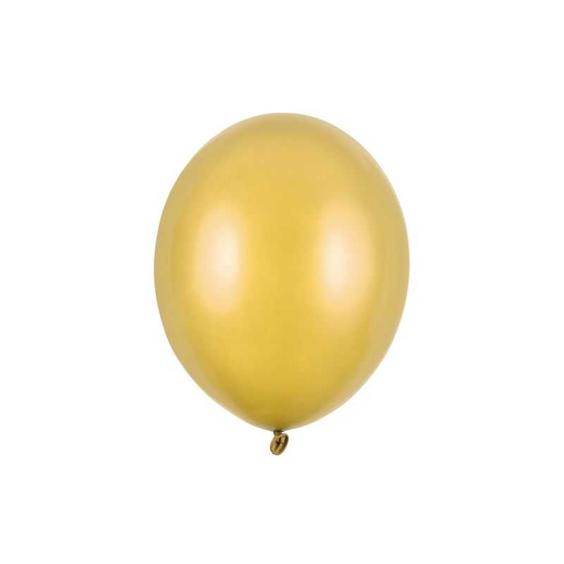 Balón Strong 30cm, metalicky zlatý