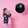 Balón Gender Reveal konfety modré – Chlapec, 1m