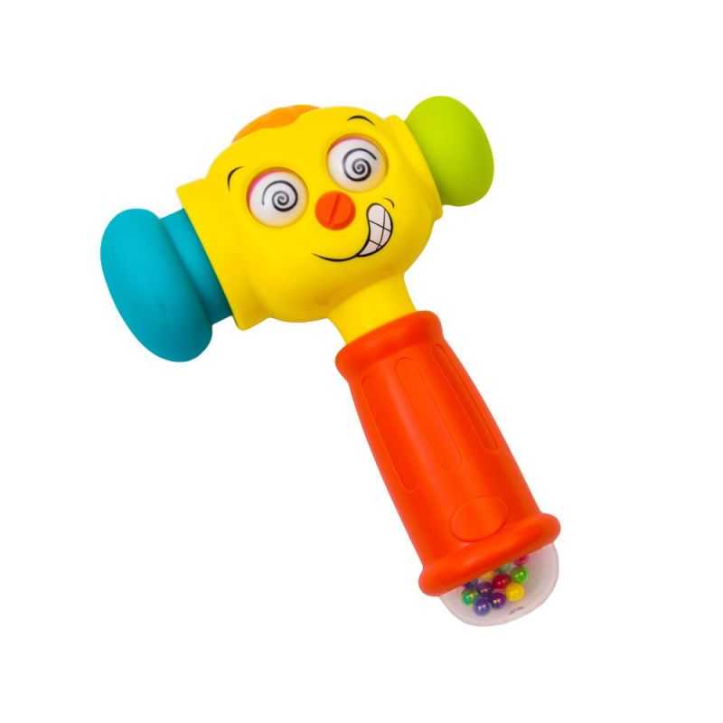 Huile Toys – Veselé interaktívne kladivko so zvukom a svetlom, 12m+