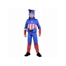 Detský kostým Superhrdina Kapitán Amerika (120-130 cm)