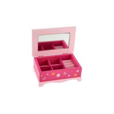 Drevená šperkovnica Princess so zrkadlom