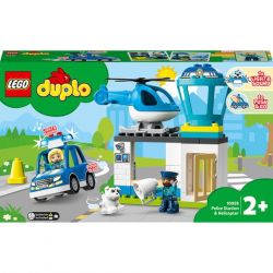 LEGO Duplo - Policajná stanica a vrtuľník