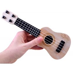 Detské ukulele 25cm, béžová