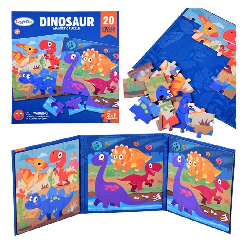 Magnetické puzzle Dinosaurus