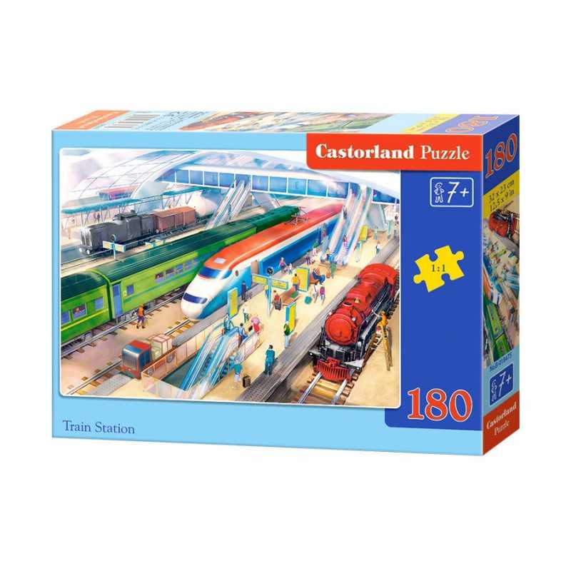Castorland Puzzle Vlaková stanica, 180 dielov