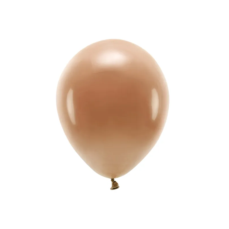 Balón 30cm ECO, pastelový čokoládový hnedý