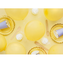 Balón 30cm ECO, pastelový žltý