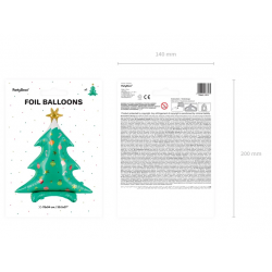 Fóliový balón stojací – Vianočný stromček
