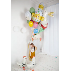 Fóliový balón Kuriatko, 78,5x64,5 cm
