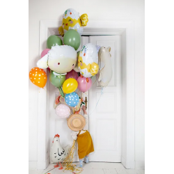 Fóliový balón Kuriatko, 78,5x64,5 cm