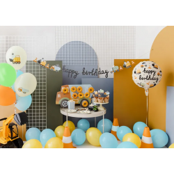 Fóliový balón Stavebné stroje, 45cm