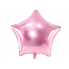 Fóliový balón Hviezda, 48cm, svetloružová