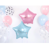 Fóliový balón Hviezda, 48cm, svetloružová